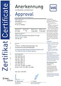 173-003 VdS Zertifikat 1